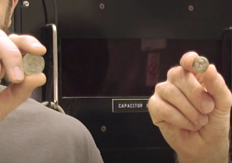 Shrinking Quarter Machine