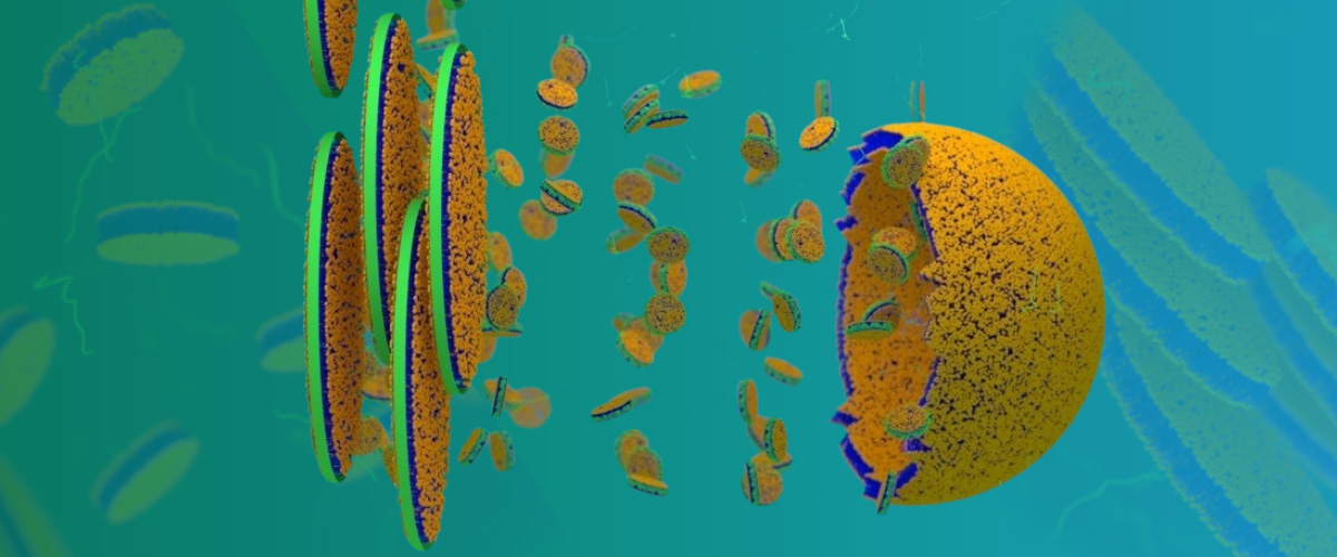 Illustration of structural biology and drug