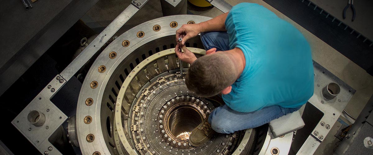 MagLab Engineer performing maintenance