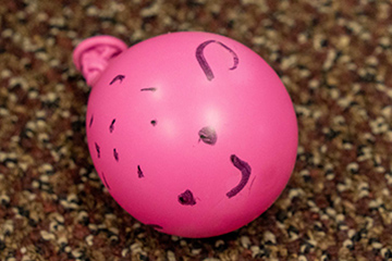 Puffer Fish from a balloon
