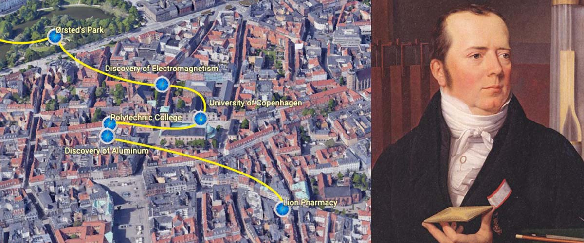 A map of Copenhagen