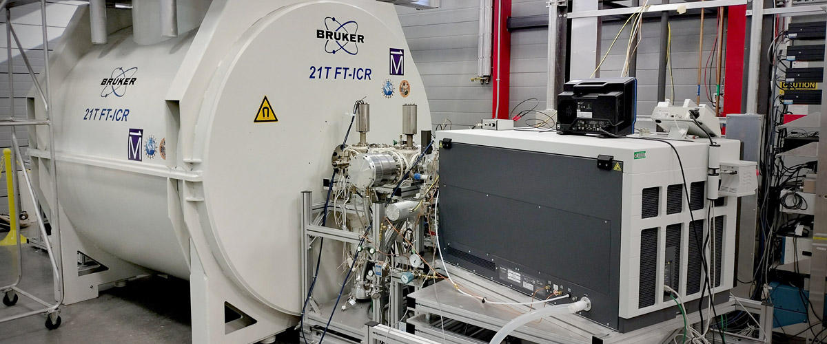 ICR instrument - 21 Tesla FT-ICR MS magnet
