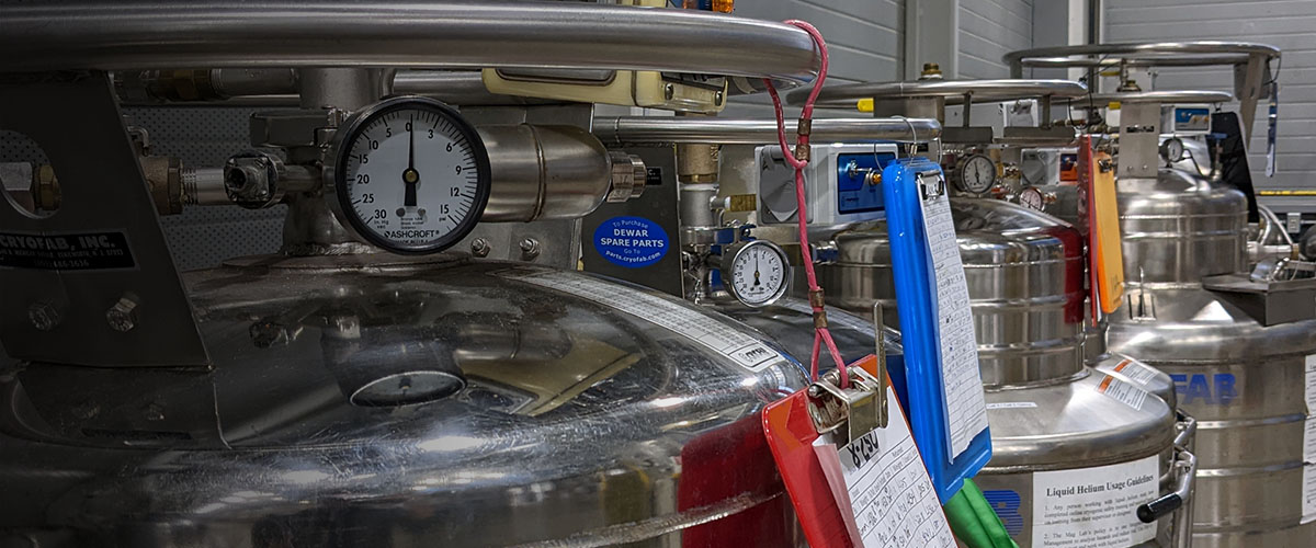 Helium and Nitrogen Dewars 